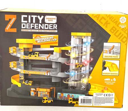 Parking garaż 3 pietra elektryczna winda + 4 autab