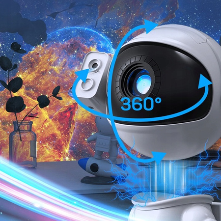 Projektor Gwiazd Led Usb Planetarium 8 Kolorów Lampka Nocna