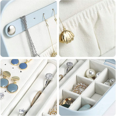 Pudełko Organizer Szkatułka Na Biżuterię kuferek n