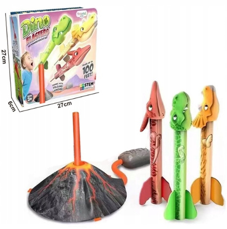 Wyrzutnia Katapulta Rakiet Piankowych Pompka PREZENT dla 4 5 6 7 8 9 10 latka