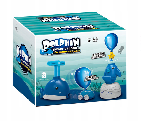WYRZUTNIA SAMOCHODÓW RAKIET NAPĘD BALONOWY DELFIN