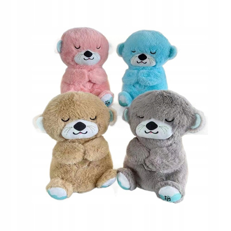 MIŚ SZUMIŚ PRZYTULANKA MASKOTKA WYDRA SZUMIĄCA USPOKAJACZ ODDYCHAJĄCA WYDRA