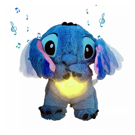 MASKOTKA STITCH MIŚ SZUMIŚ PRZYTULANKA ODDYCHAJĄCA USPOKAJACZ STICH PLUSZAK