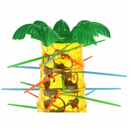 MAŁPKI GRA zręcznościowa rodzinna skaczące małpy drzewko bierki