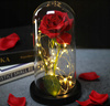 Wieczna Róża w Szkle LED Świecąca– Idealny Prezent Na Święta, Jak Prawdziwa