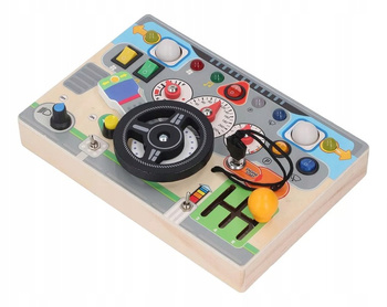 Kierownica sensoryczna Montessori, edukacyjna dla przedszkolaków NA BATERIE