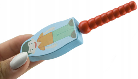 DREWNIANY SORTER KLOCKÓW SORTER AUTO Z WARZYWAMI