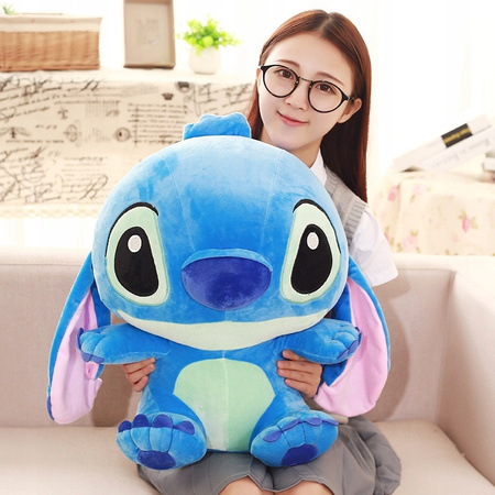 MASKOTKA DUŻY PLUSZAK STITCH STICZ 80CM XXL LILO I STICH NIEBIESKI
