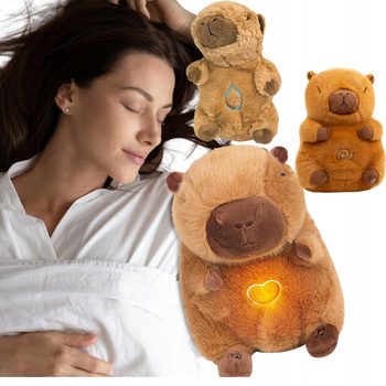 Szumiący Miś Kapibara Maskotka Przytulanka Dla Dzieci Ruchomy Brzuszek