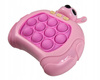 POP IT GRA ZRĘCZNOŚCIOWA ANTYSTRESOWA ELEKTRYCZNA STITCH RÓŻOWY