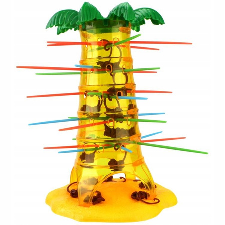 MAŁPKI GRA zręcznościowa rodzinna skaczące małpy drzewko bierki