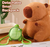 Maskotka Pluszowa Kapibara z Żółwikiem 25 cm Capybara z Plecakiem