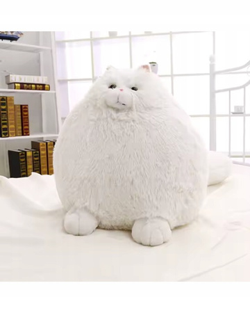 Pluszak Biały Kot 30 cm