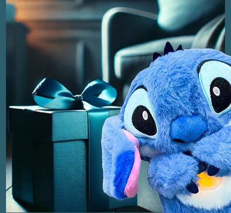 Miś Szumiący miś Stitch Maskotka Oddychająca Uspokajacz Szumiący Sen 38Cm