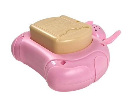 POP IT GRA ZRĘCZNOŚCIOWA ANTYSTRESOWA ELEKTRYCZNA STITCH RÓŻOWY