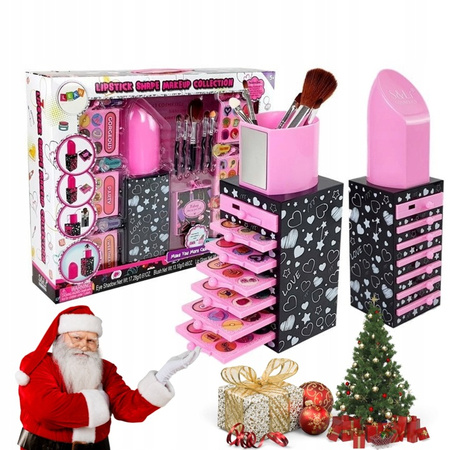 Kuferek Kosmetyków Makeup Zestaw Do Malowania