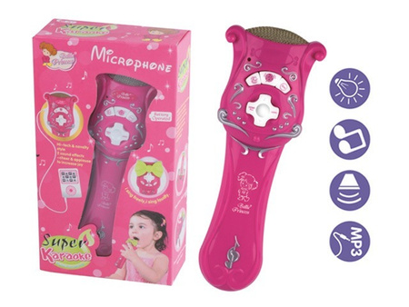Super Mikrofon Karaoke Z Wejściem Na Mp3
