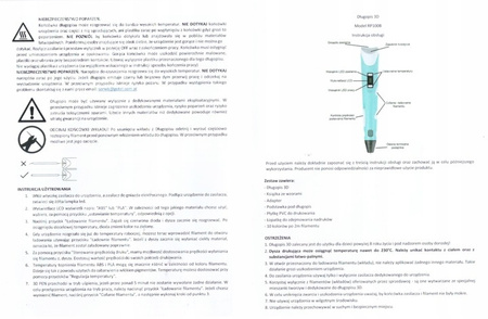 Długopis 3D PEN LILO I STICH KSIĄŻKA WZORY DRUKARKA+ZESTAW WKŁADY SZABLONY