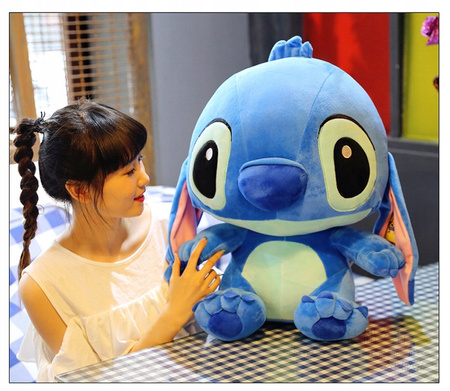 MASKOTKA DUŻY PLUSZAK STITCH LILO I STICH NIEBIESKI XXL 55CM