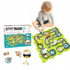 ZESTAW DO MONTAŻU TORY SAMOCHODOWE DLA DZIECI PUZZLI 25el Montessori GRA