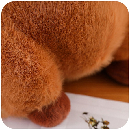 Maskotka Pluszowa Kapibara z Żółwikiem 25 cm Capybara z Plecakiem