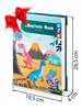 KSIĄŻKA MAGNETYCZNA PUZZLE UKŁADANKA DINOZAURY PUDEŁKO