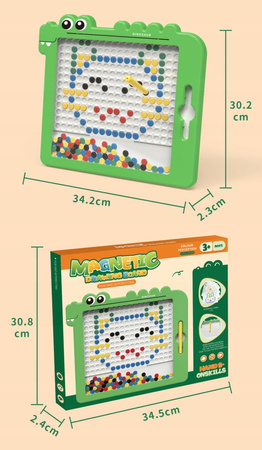 TABLICA MAGNETYCZNA DINOZAUR INTERAKTYWNA DO RYSOWANIA DLA 3 4 5 6 LATKA