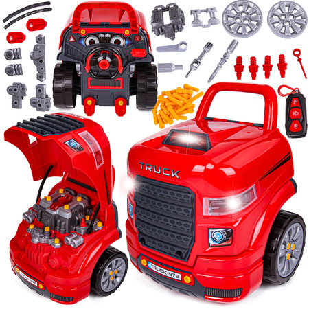 Zestaw Mechanika TIR dl Dzieci Silnik Samochód Do Rozkręcania Auto Warsztat