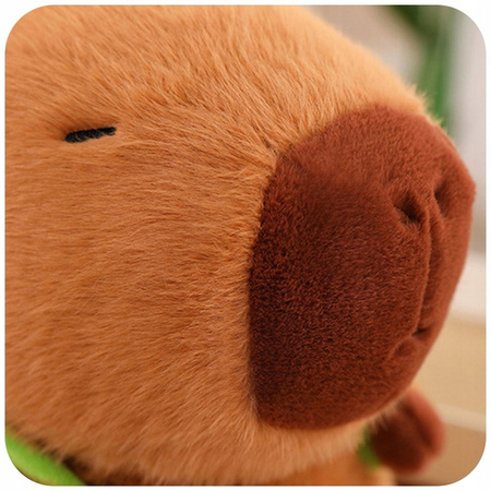 Maskotka Pluszowa Kapibara z Żółwikiem 25 cm Capybara z Plecakiem