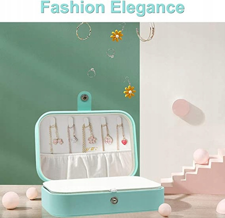 Pudełko Organizer Szkatułka Na Biżuterię kuferek