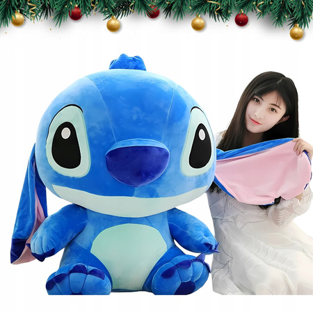 MASKOTKA DUŻY PLUSZAK STITCH STICZ 80CM XXL LILO I STICH NIEBIESKI