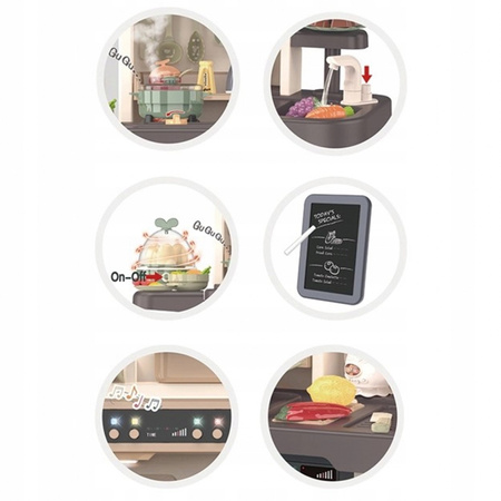 KUCHENKA DLA DZIECI ROZWOJOWA KRAN PALNIKI PARA INTERAKTYWNA+ 65 AKCESORIA