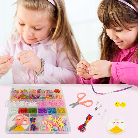 KORALIKI DO BRANSOLETEK ZESTAW KORALIKÓW PREZENT