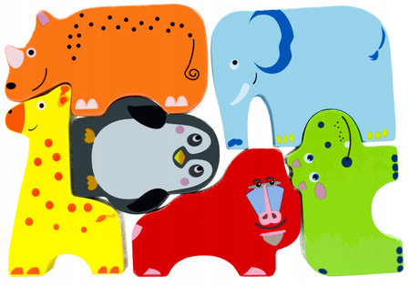 DREWNIANY SORTER KLOCKÓW SORTER AUTO Z WARZYWAMI