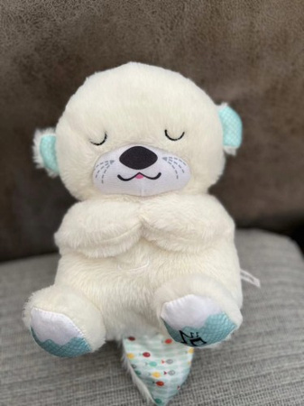 Wydra szumiąca miś chrapiąca z dźwiękiem świecąca do zasypiania dla dziecka