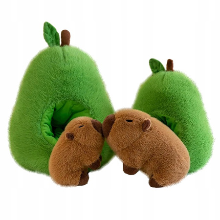 KAPIBARA pluszowa maskotka W AWOKADO 40 CM