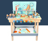 DUŻY Stół warsztatowy zabawka dla dzieci WARSZTAT NARZĘDZIA