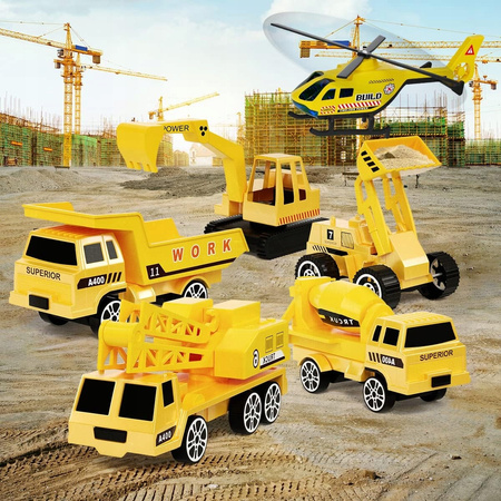 MEGA Parking Wielopoziomowy Auta HELIKOPTER Garaż na baterie