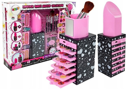 Lean Toys, Zestaw Piękności, Makijaż, Błyszczyk, Cienie Do Powiek Dla Dziewczynek