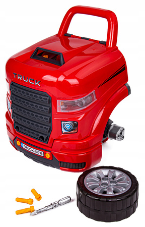 Zestaw Mechanika TIR dl Dzieci Silnik Samochód Do Rozkręcania Auto Warsztat