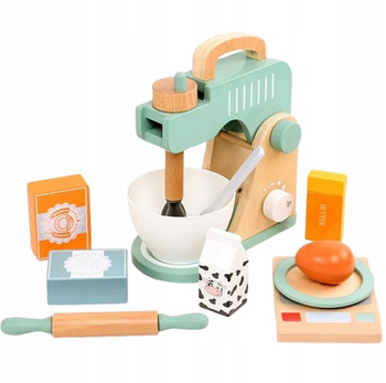 Drewniany zestaw małego kucharza robot kuchenny akcesoria (W066)