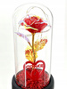 Wieczna Róża w Szkle LED Świecąca– Idealny Prezent Na Święta, Jak Prawdziwa