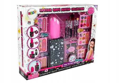Lean Toys, Zestaw Piękności, Makijaż, Błyszczyk, Cienie Do Powiek Dla Dziewczynek