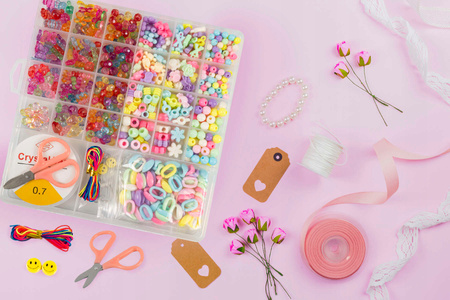 KORALIKI DO BRANSOLETEK ZESTAW KORALIKÓW PREZENT 2