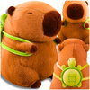 Maskotka Pluszowa Kapibara z Żółwikiem 31cm Capybara z Plecakiem